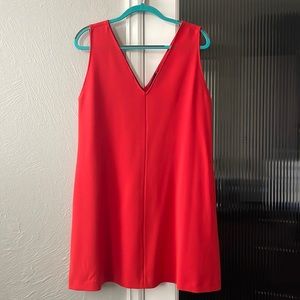 Cherry Red Theory A Line Shift dress - size L